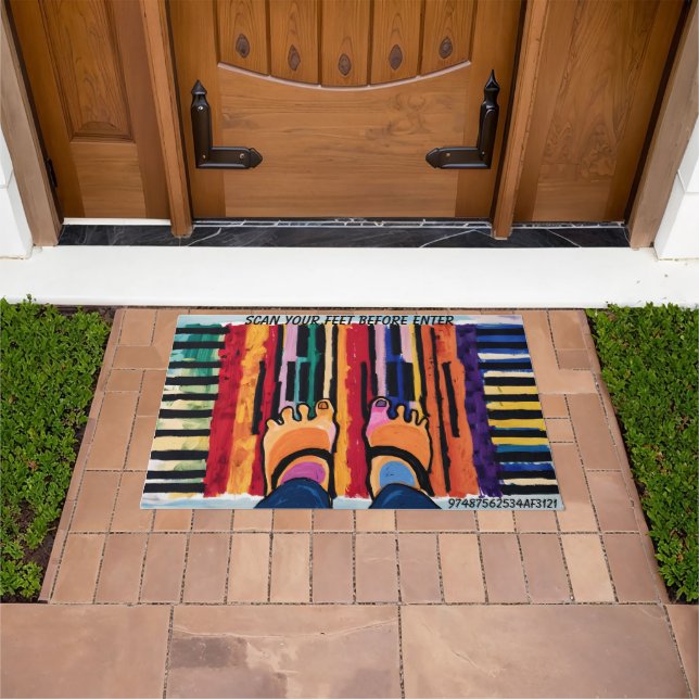Funny Barcode Doormat (Outdoor)