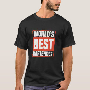 Funny Bartender Barmen Barista Barmaid Gift Adults T-Shirt