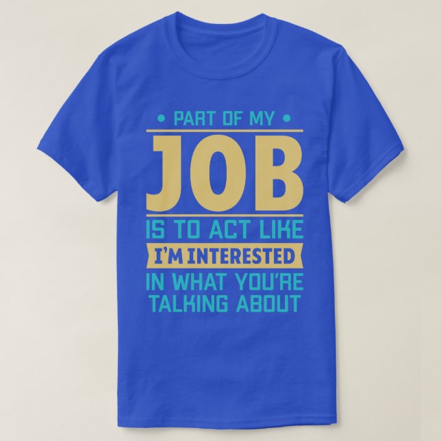 Funny Bartender  Gift For A Mixologist T-Shirt (Design Front)