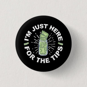 Funny Bartender Just 3 Cm Round Badge