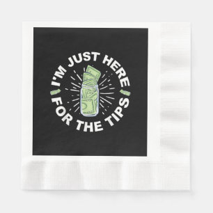 Funny Bartender Just  Napkin