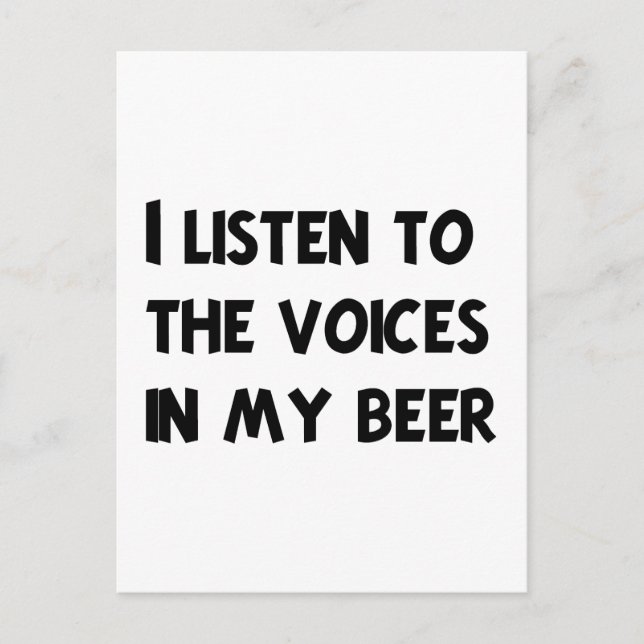 Funny Bartender T-shirts and Gifts Postcard (Front)