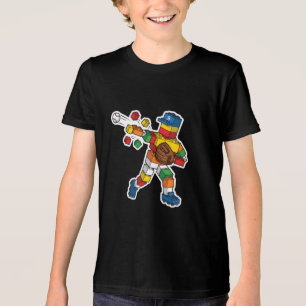 Funny Baseball Building Blocks Tri-Blend Shirt