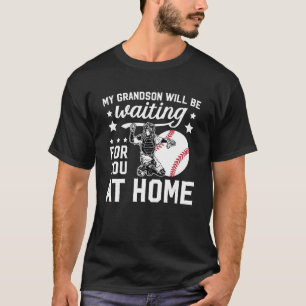 Funny Baseball Catcher Grandma Baseball Catcher Gr T-Shirt