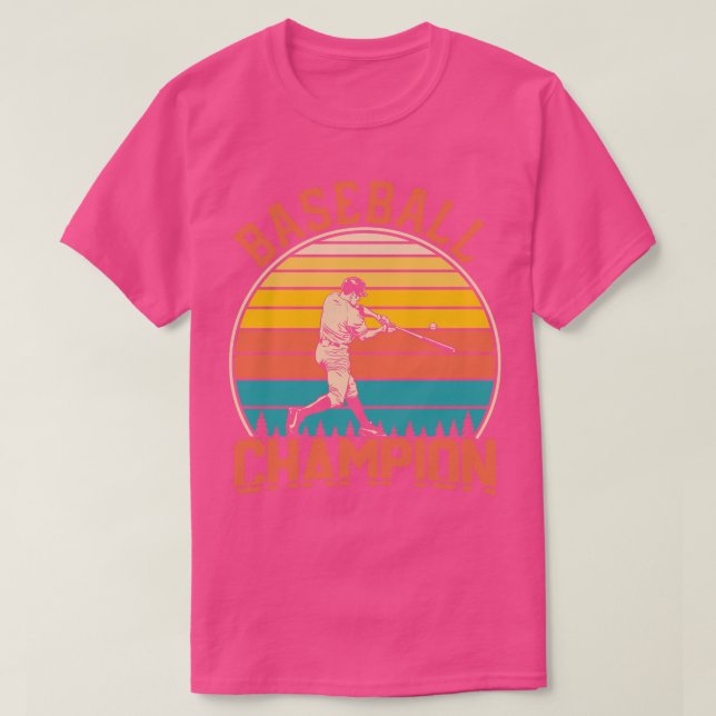 Funny Baseball champion T-Shirt (Design Front)