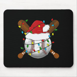 Funny Baseball Christmas Matching Family Pyjamas X Mouse Pad