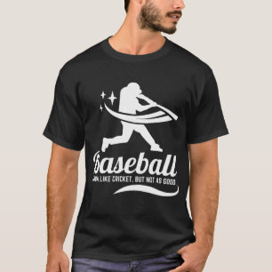Funny Baseball Cricket Sports T-Shirt
