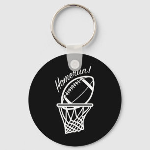 Funny Baseball Football Basketball Sports Novelty Key Ring