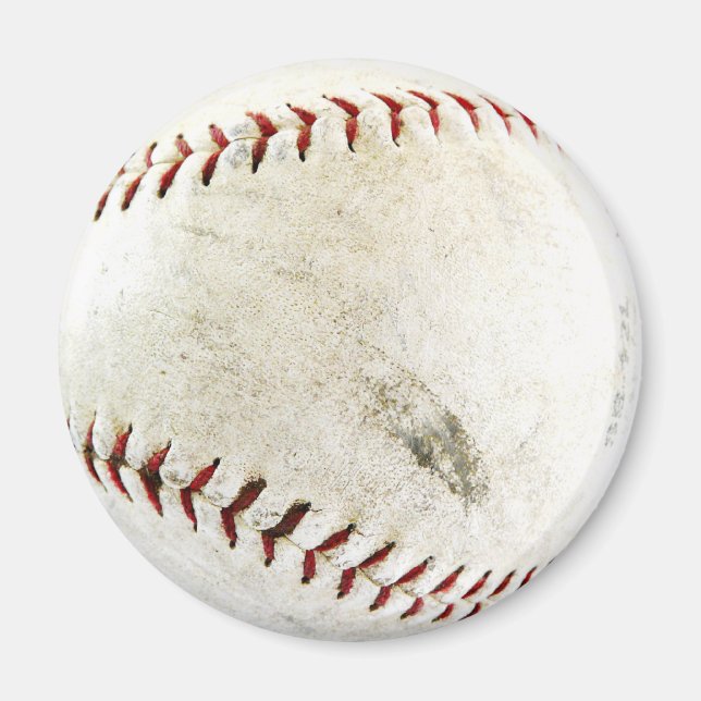 Funny Baseball Photo Magnet (Front)