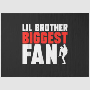 Funny Baseball Pitcher Brother Tissue Paper