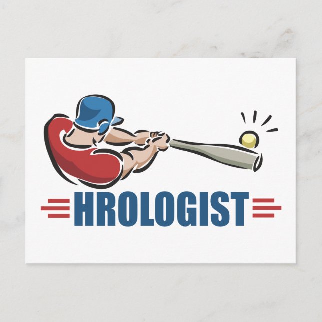 Funny Baseball Postcard (Front)
