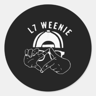 Funny Baseball Softball Season Apparel  Classic Round Sticker