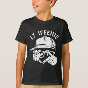 Funny Baseball Softball Season Apparel L7 Weenie  T-Shirt
