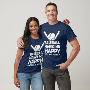 funny Baseball sports lovers word art  T-Shirt