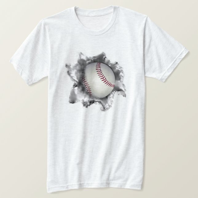 Funny Baseball T-Shirt (Design Front)