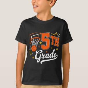 Funny basketball 5th grade back to school teacher T-Shirt