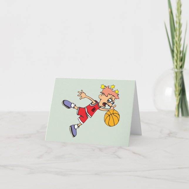 Funny Basketball Ball Loss Card (Front)