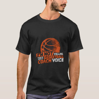 Funny Basketball Coach Gift Hoops Coaching T-Shirt