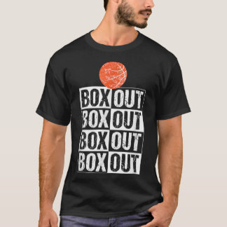 Funny Basketball Coach T Gift Box Out Saying T-Shirt