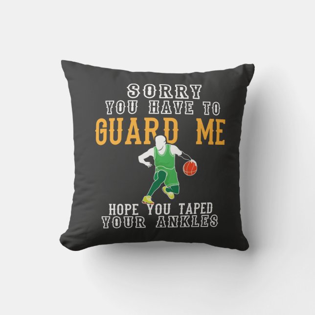 Funny Basketball Cushion (Front)