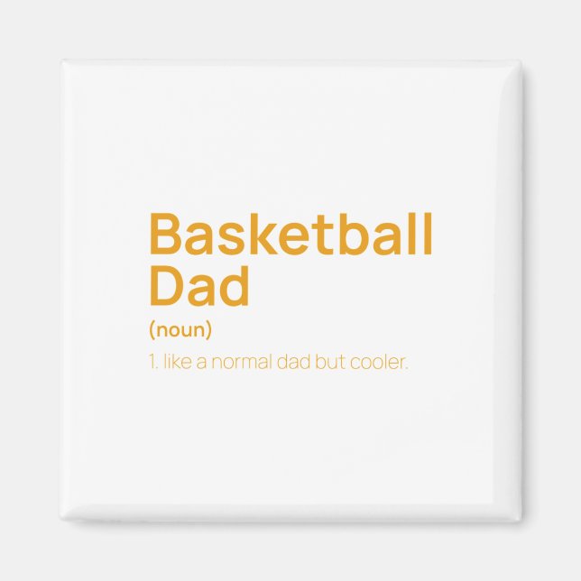 Funny Basketball Dad Definition  Magnet (Front)
