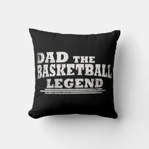 Funny basketball dad gift cushion