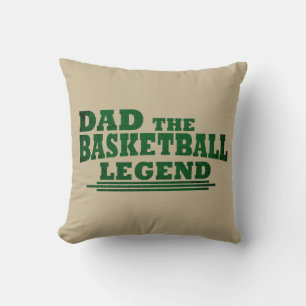 Funny basketball dad gift cushion
