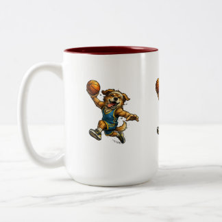 Funny Basketball Dog Mug – Cool Athlete Puppy Dunk