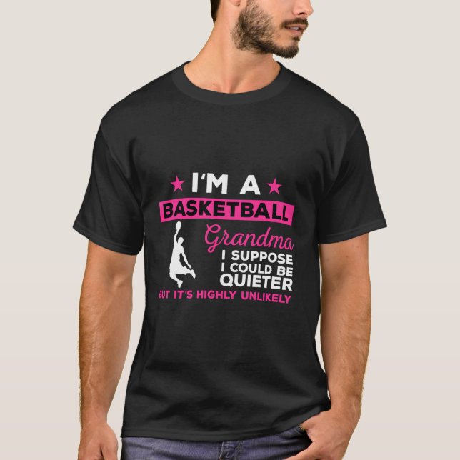 Funny Basketball Grandma Long Sleeve Tshirt Sports (Front)