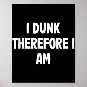 Funny Basketball Hoops Tee For Youth Ballers  Poster