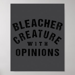 Funny Basketball Mom Quote Bleacher Creature With  Poster