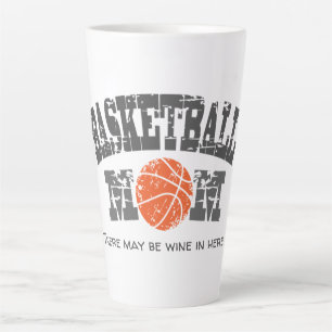 Funny Basketball Mum Latte Mug