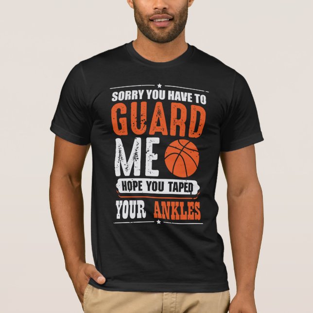 Funny Basketball Player Team Sport Trash T-Shirt (Front)