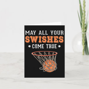 Funny Basketball Puns 3 Point Boys Girls Christmas Card