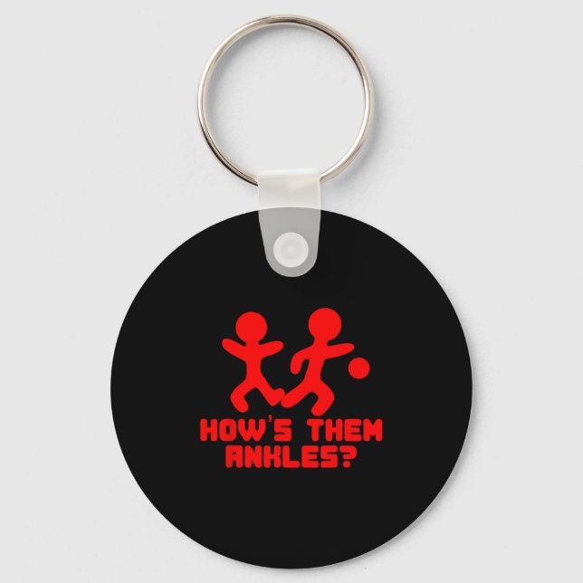 Funny Basketball Sayings Shirt Ankle Breaker Gift  Key Ring (Front)
