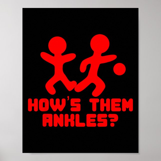 Funny Basketball Sayings Shirt Ankle Breaker Gift  Poster (Front)