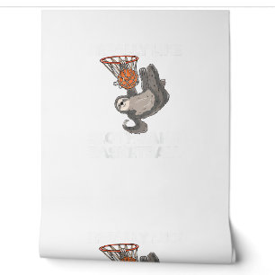 Funny Basketball Sloth Gift Cute Sloth T-Shirt Wallpaper