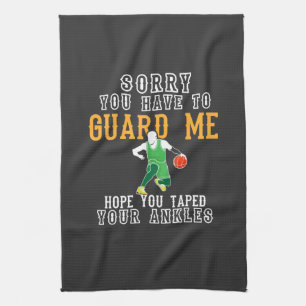 Funny Basketball Tea Towel