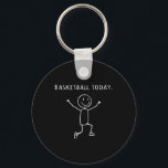 Funny Basketball Today Stick Person Leap Of Joy Pl Key Ring<br><div class="desc">Funny Basketball Today Stick Person Leap Of Joy Player Tank Top</div>