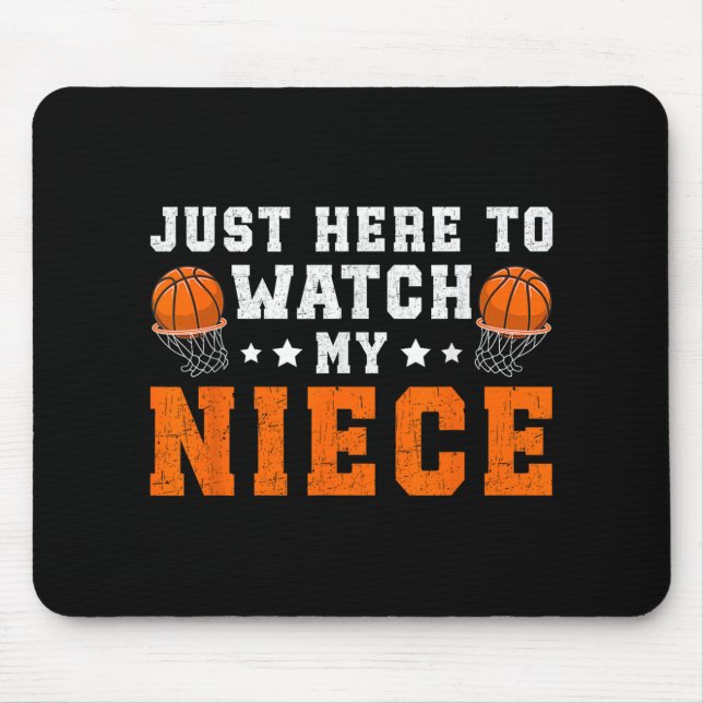 Funny Basketball Uncle Of A Basketball Player Uncl Mouse Pad (Front)