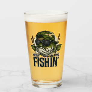 Funny Bass Fishing Glass
