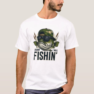 Funny Bass Fishing Outdoor Adventure T-Shirt