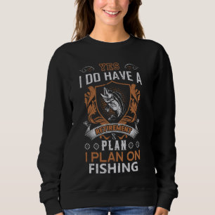 Funny Bass Fishing Retirement Women Men Fishermen Sweatshirt
