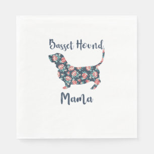 Funny Basset Hound Gifts Basset Hound Mum Shirt fo Napkin