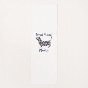 Funny Basset Hound Gifts Basset Hound Mum Shirt fo Yoga Mat