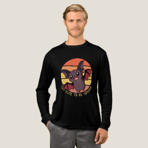 Funny Bat Animal Too Cute to be Spooky Tri-Blend Shirt