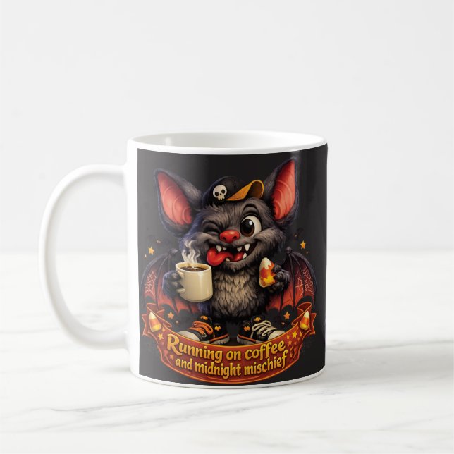 Funny Bat Coffee Mug (Left)