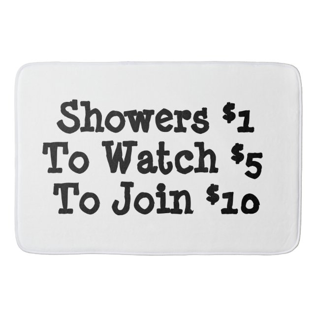 Funny  bath mat (Front)