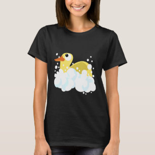 Funny Bath Teen Yellow Duck Duck Rubber Bath Toy T-Shirt