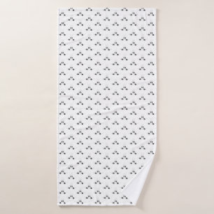 Funny Bath Towel with Curiosity Eyes - Smile